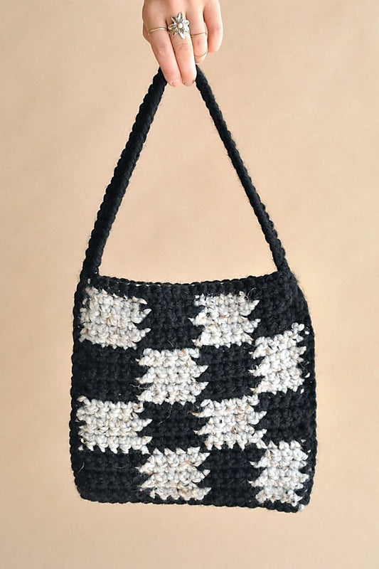 Checkmate Crochet Bag