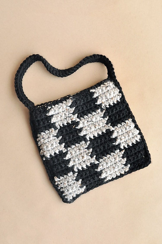 Checkmate Crochet Bag